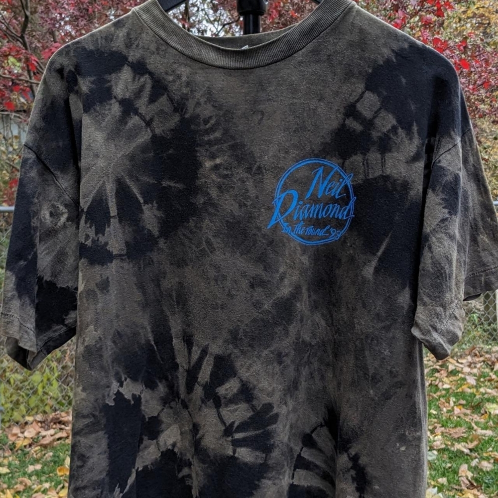 Hand-Dyed Neil Diamond Tour Shirt | Vintage 1993